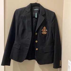 Lauren Ralph Lauren Women’s Navy Blazer Size Small